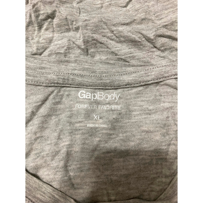 Gapbody Pajama Top Only Long Sleeve Grey XL