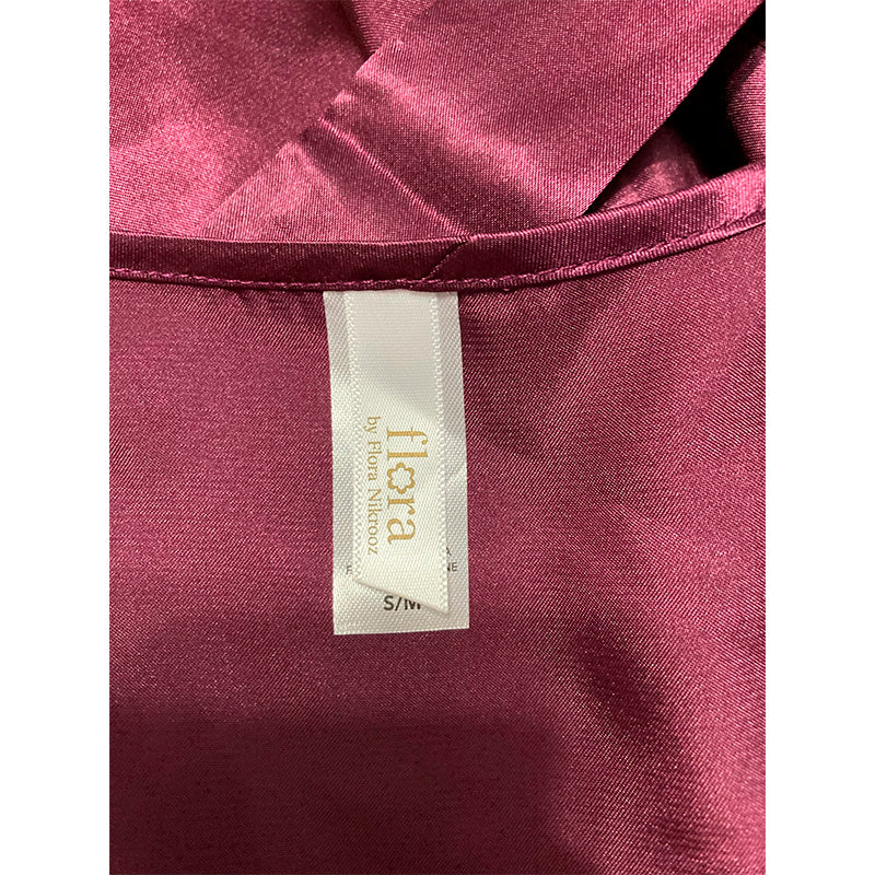 Flora Nikrooz Stella Long Robe S/M Bordeaux S