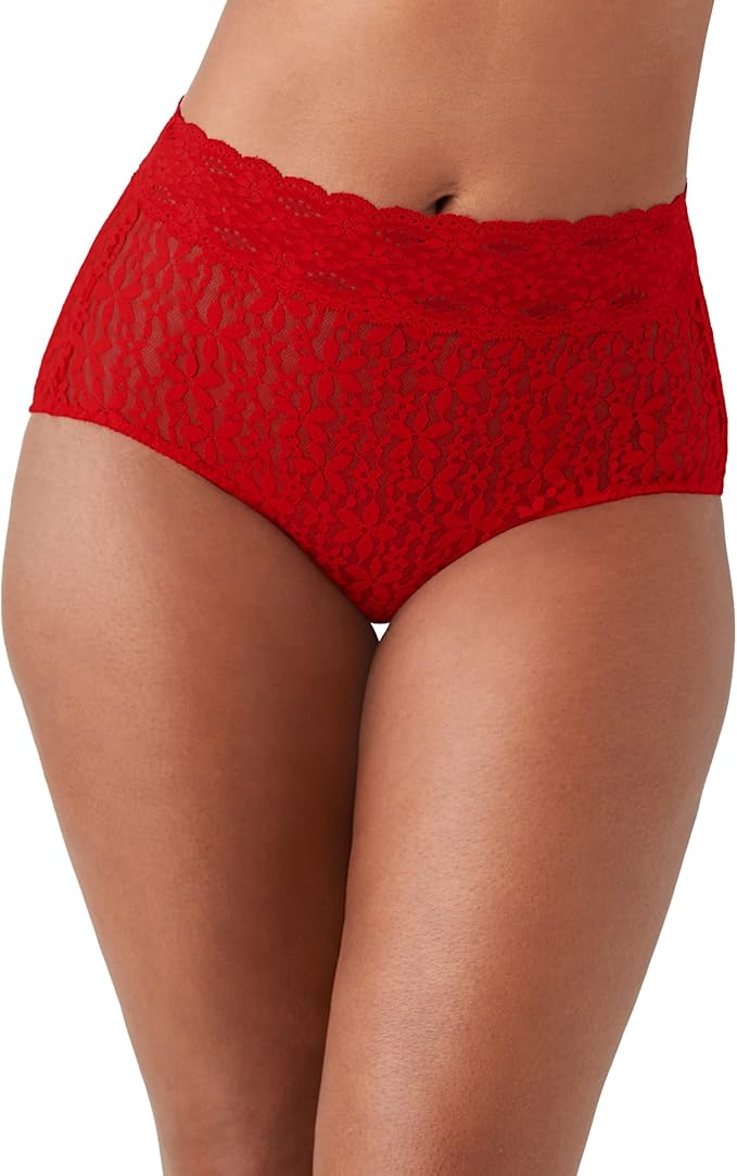 WACOAL Halo Lace Brief BARBADOS CHERRY L