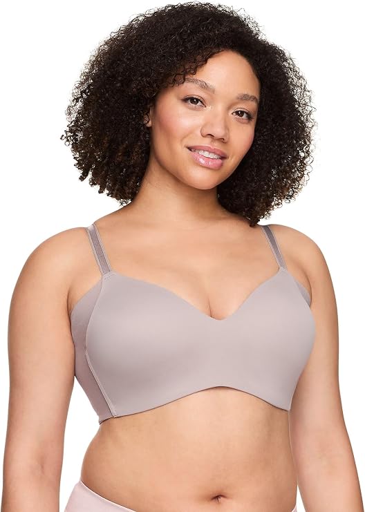 WARNER'S No Side Effects Underarm-Smoothing Wireless Bra MINK