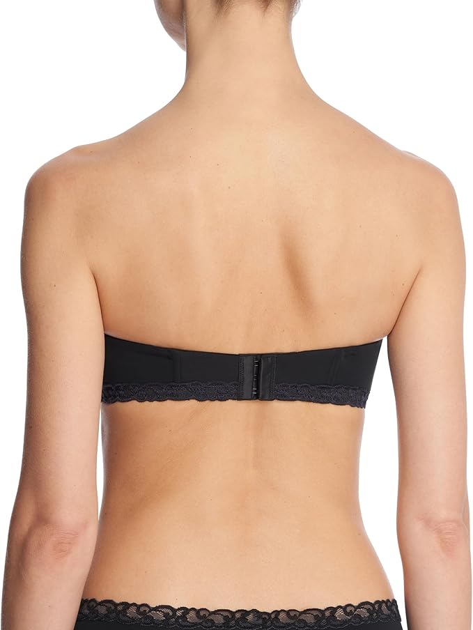 NATORI Pure Luxe Strapless Contour Underwire BLACK 34DD