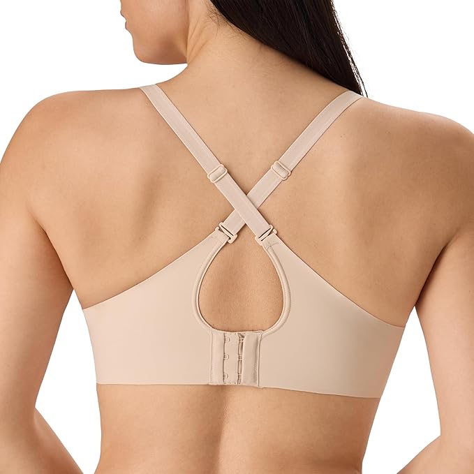 MAIDENFORM Comfort Devotion Dreamwire Back Smoothing Underwire ALMOND 40C