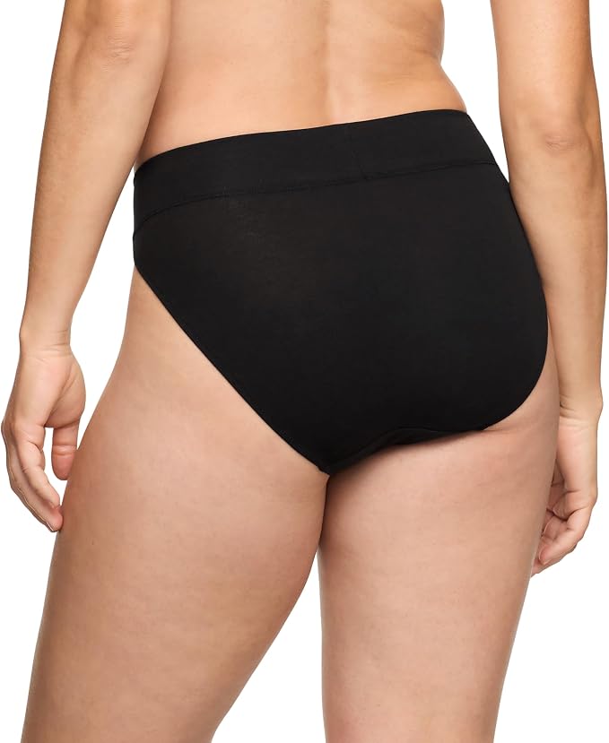 WARNER'S No Pinching No Problems Dig-free Mid-waist 3-pack BLACK L