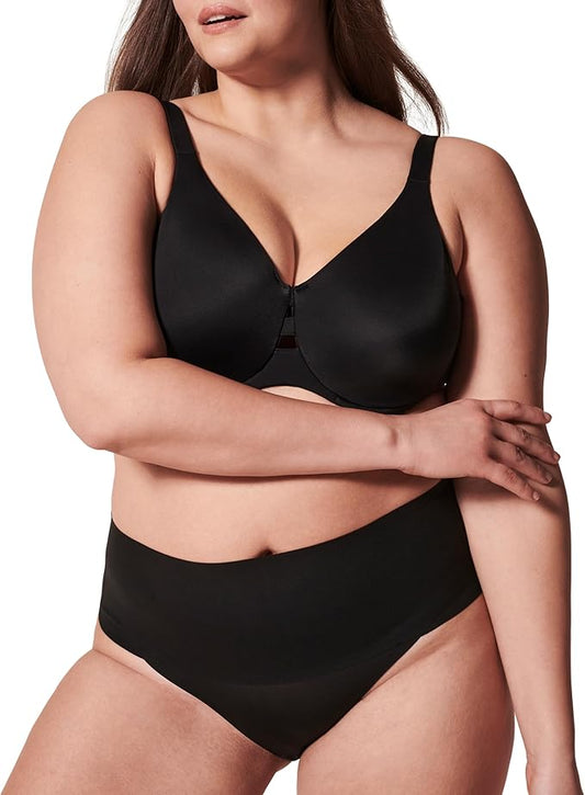 SPANX Low Profile Minimizer Bra - Minimize Breast Size BLACK 38DDD