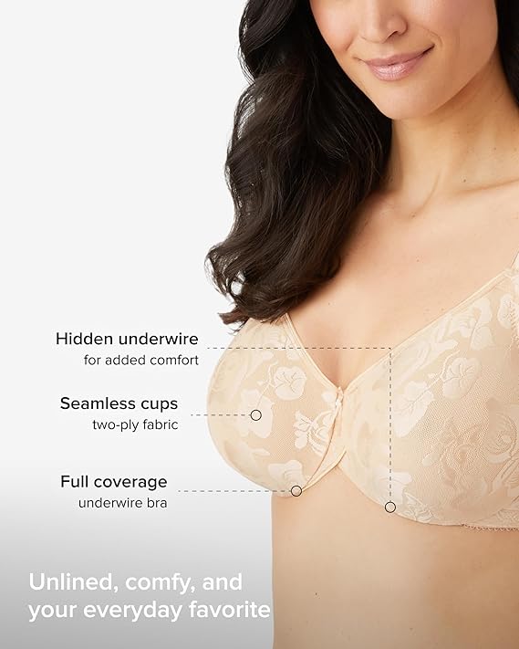 WACOAL wareness Full Figure Underwire Bra SAND 38C
