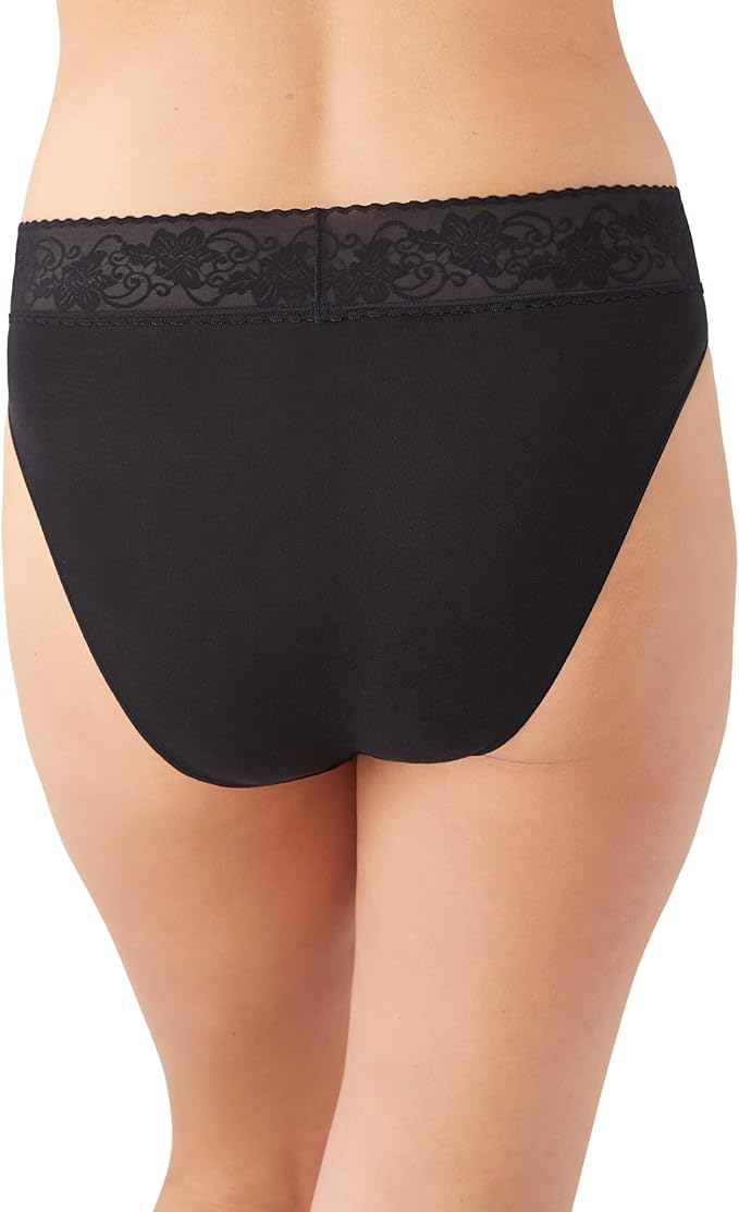 WACOAL Comfort Touch Hi Cut Brief Panty BLACK L