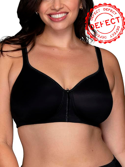 NWD VANITY FAIR Bra with 2-Way Convertible Strap BLACK 36B