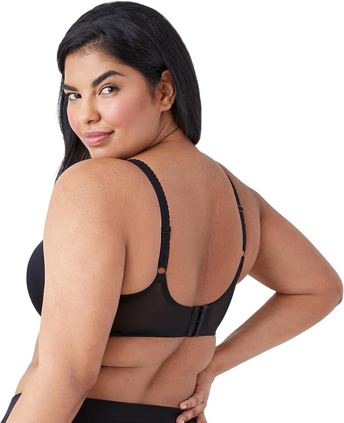WACOAL Simple Shaping Unlined Full Coverage Minimizer Bra BLACK 36C
