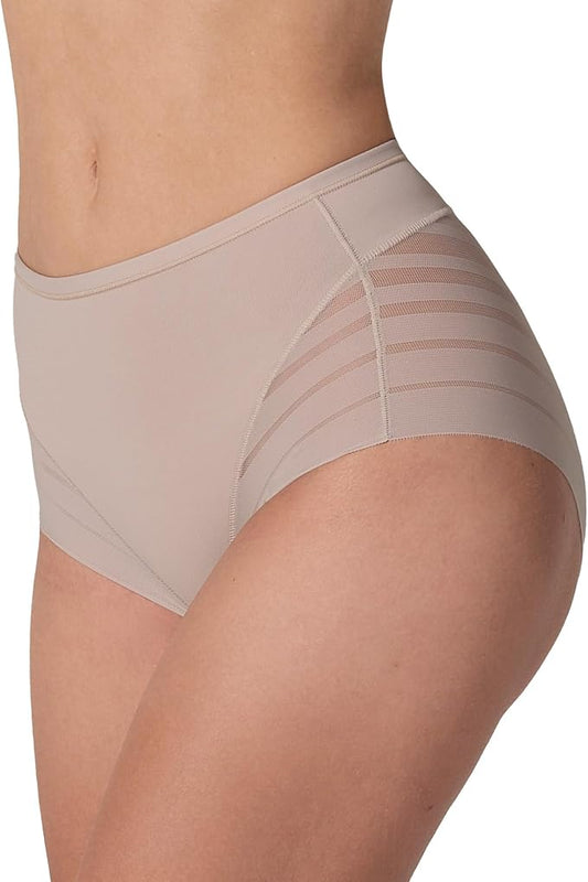 LEONISA High Waisted Invisible Tummy Control Shapewear BEIGE S