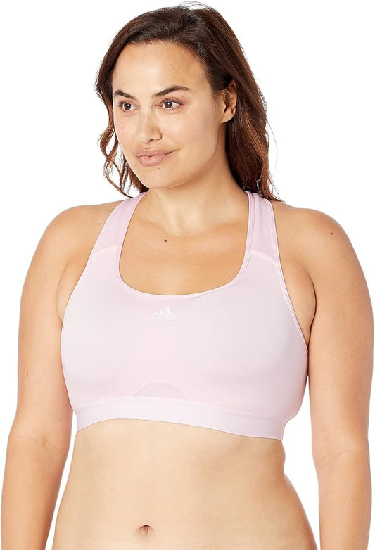 NWD ADIDAS Powerreact Training Medium Support Bra PINK 2X