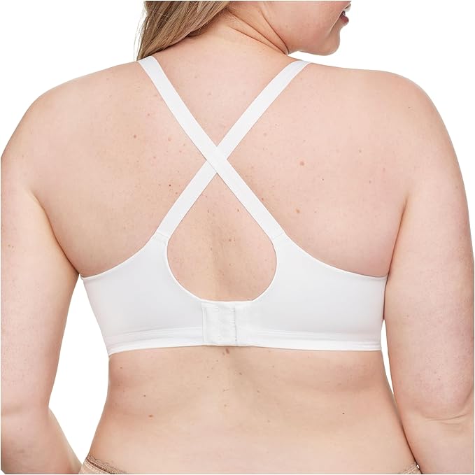 WARNER'S Play It Cool Wire-Free Contour Bra WHITE 38B