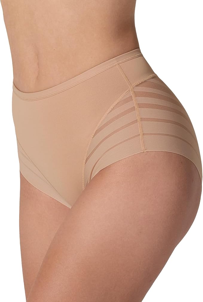 LEONISA High Waisted Invisible Tummy Control Shapewear GOLDEN BEIGE S