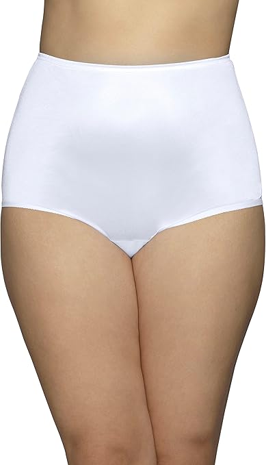 VANITY FAIR High Waisted Underwear WHITE M