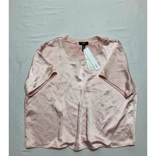 AQUA Sleepwear Top Round Neck Salsa Rosa M