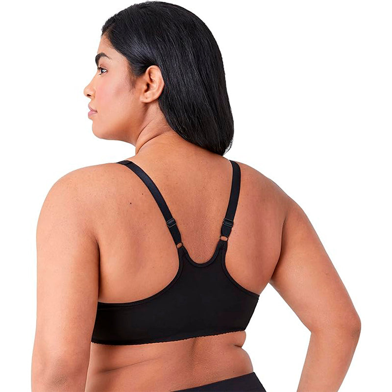 Wacoal Body Unlined Front Close Underwire Racerback Bra Black 38B