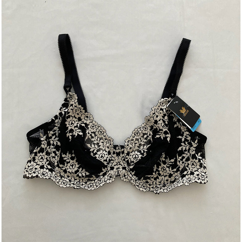 Wacoal  Lace Underwire Full Coverage Bra Black 38C