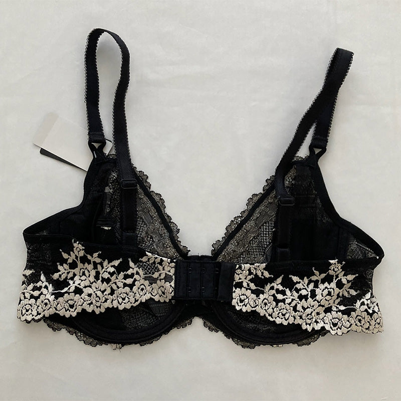 Wacoal  Lace Underwire Full Coverage Bra Black 38C
