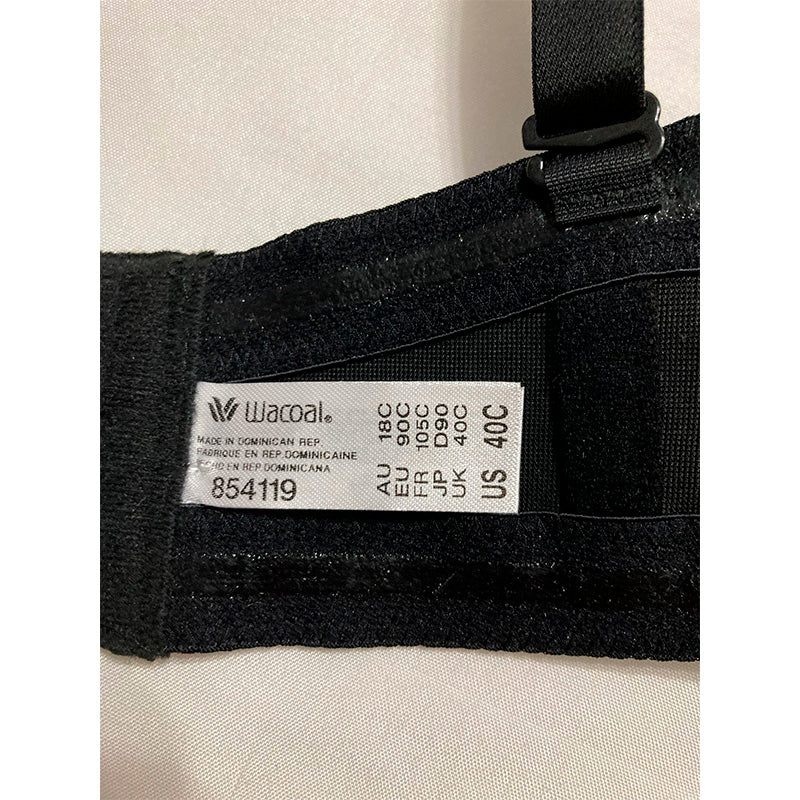 Wacoal Red Carpet Strapless Bra Black 40C