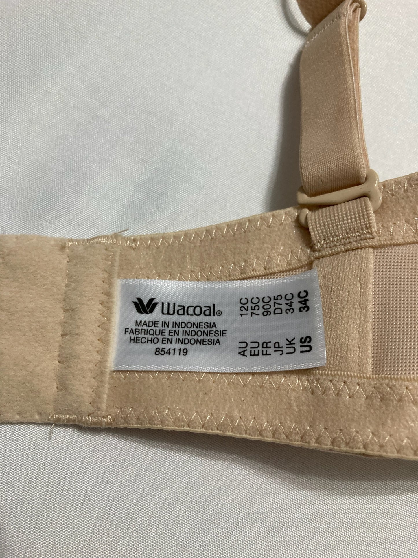 Wacoal Women's Red Carpet Strapless Bra, Sand, 34C