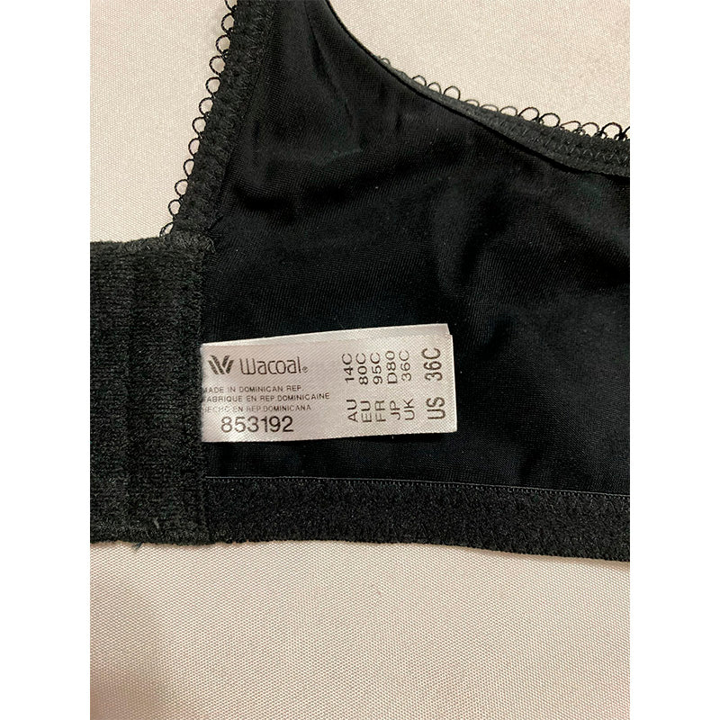 Wacoal Womens Plus-Size Basic Beauty Contour Spacer Bra Black 36C