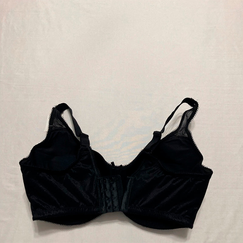 Wacoal Retro Chic Full Figure Contour Underwire Bra Black 38G