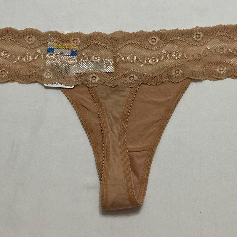 b.tempt'd B.Adorable Thong Panty  Au Natural XL