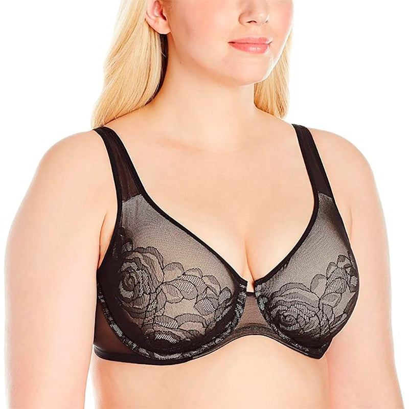 Wacoal Stark Beauty Underwire Bra Black 32DD