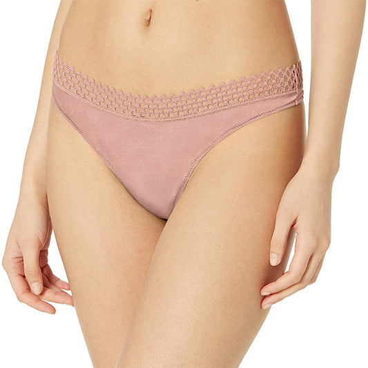 b.tempt'd Women's Tied in Dots Thong Panty Antler L