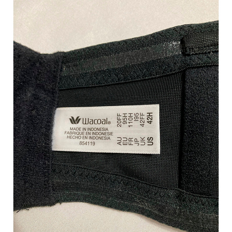 Wacoal Women's Red Carpet Full Busted Strapless Convertible Bra Black 42H