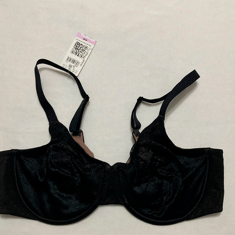 Wacoal Women's Back Appeal Underwire Bra Black 38D
