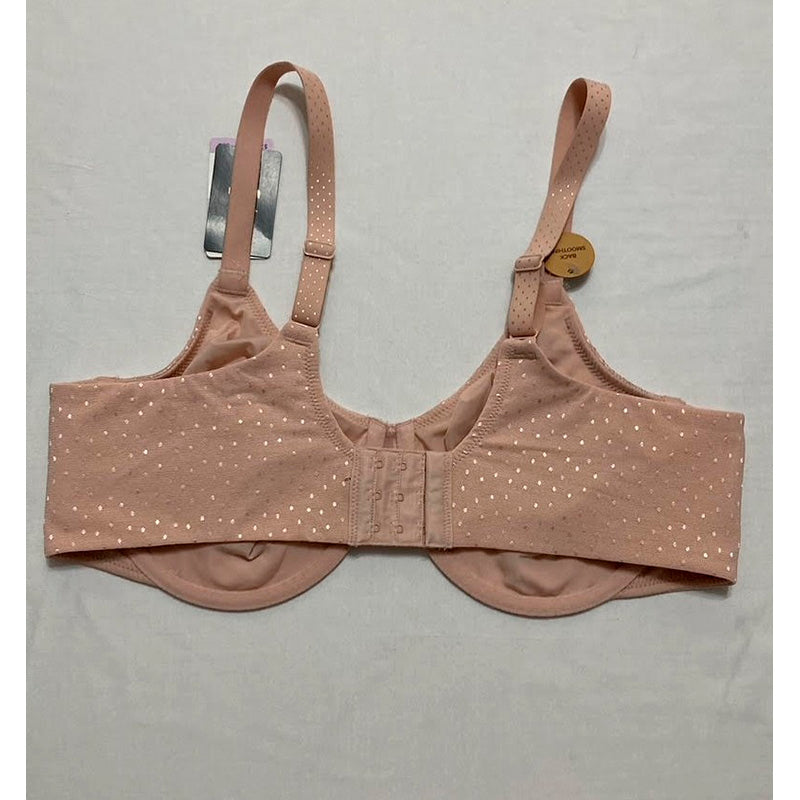Wacoal Women's Back Appeal Underwire Bra, Rose Dust, 38D