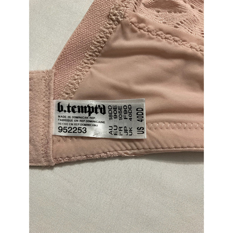 b.tempt'd Future Foundation Lace Wirefree Bra Rose Smoke 40DD