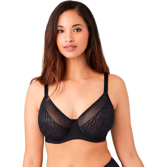 Wacoal Women's Elevated Allure Unlined Underwire Bra Black 40DD
