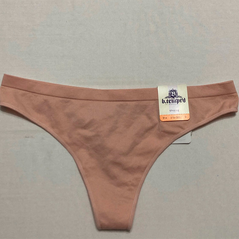 b.tempt'd by Wacoal Women’s Comfort Intended Thong Panty Rose Smoke S