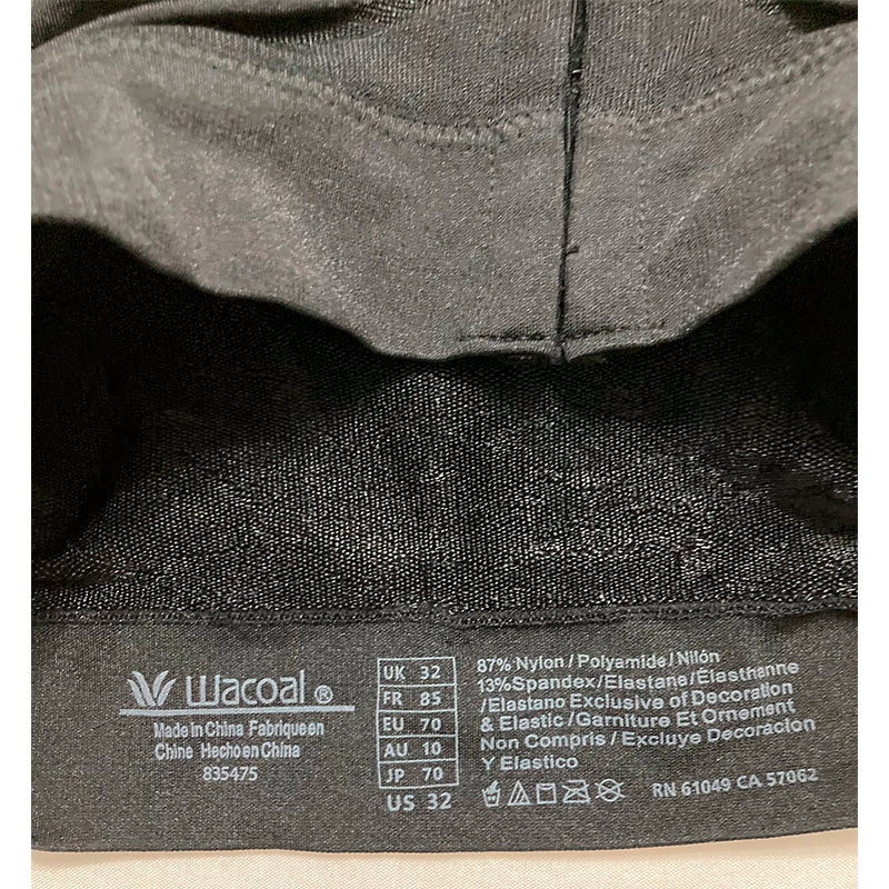 Wacoal B-Smooth Front Close Bralette Black 32