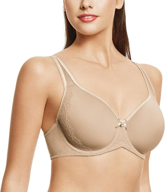 WACOAL Retro Chic Contour Bra BEIGE 34DDD