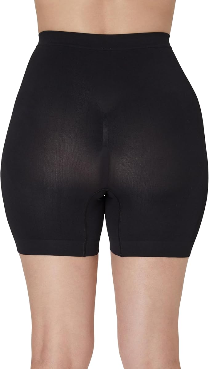 MAIDENFORM Seamless Shapewear, Tummy Control Thigh Shaper Shorts BLACK XL