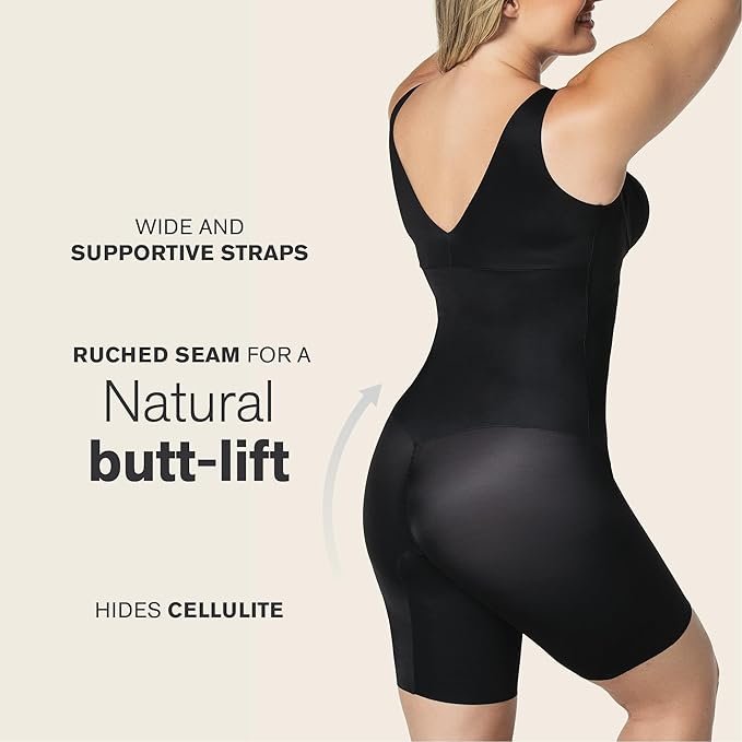 LEONISA Bodysuit Shaper BLACK M