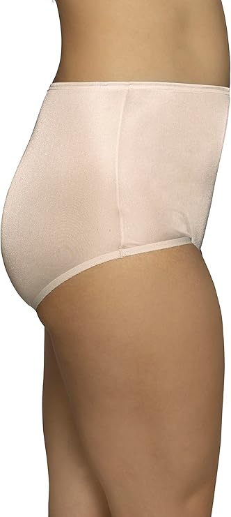 VANITY FAIR High Waisted Underwear, Full Coverage Ladies Panties FAWN 2XL
