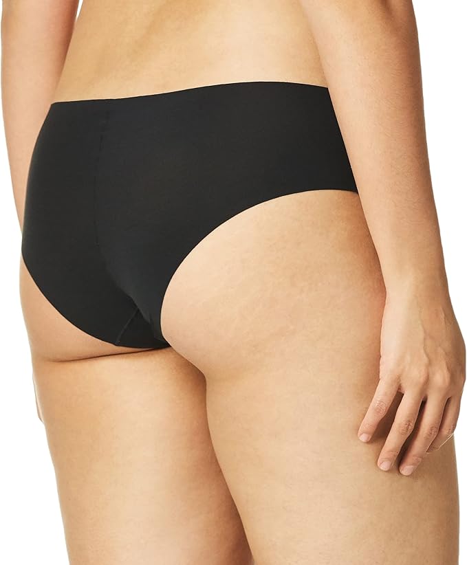 DKNY Litewear Seamless Cut Anywhere Hipster Panty BLACK L