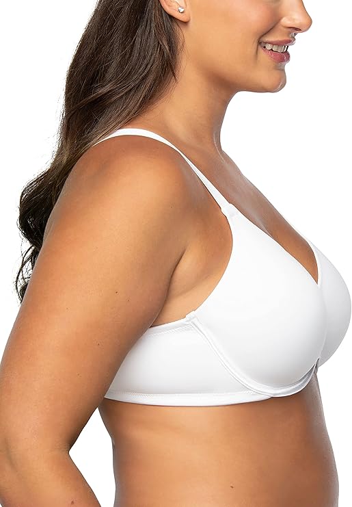 VANITY FAIR Full Figure Beauty Back Smoothing Bra 4 Way Stretch Fabric WHITE 36C