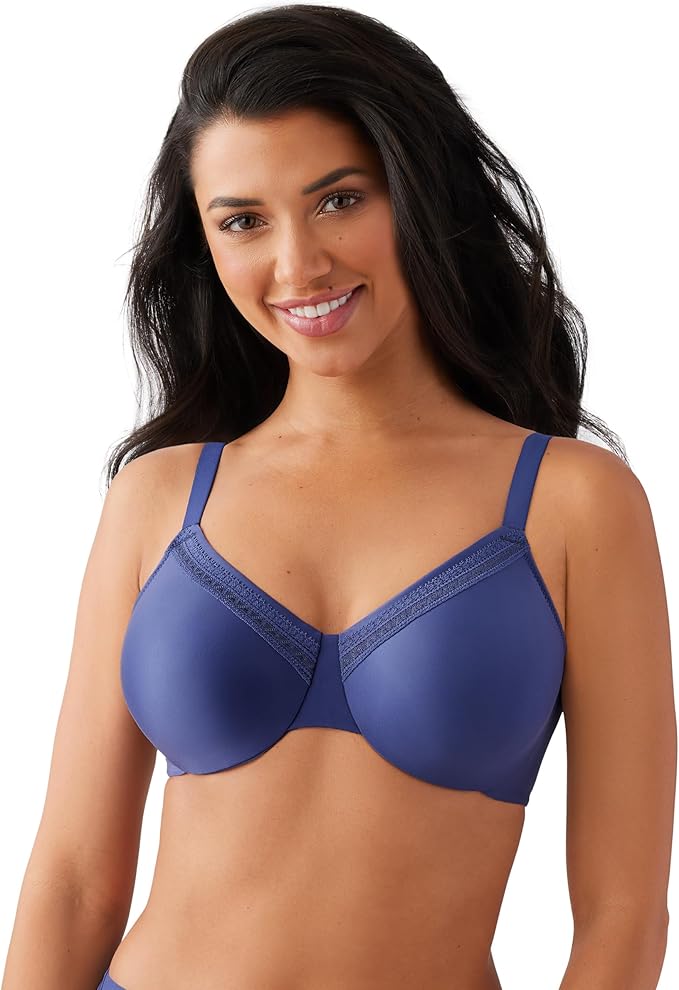 WACOAL Perfect Primer Unlined Full Coverage Underwire Bra SKIPPER BLUE 38DDD