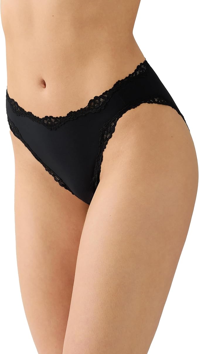 B.TEMPT´D Future Foundation Full Coverage Hi Leg Brief With Lace Panty BLACK S