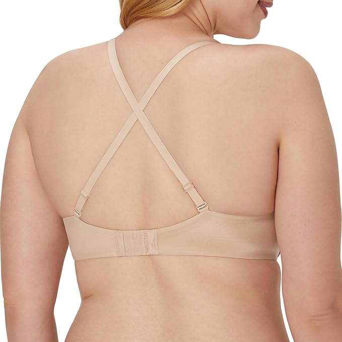 MAIDENFORM Push-up Bra With Dreamwire No-poke Underwire NUDE 36B