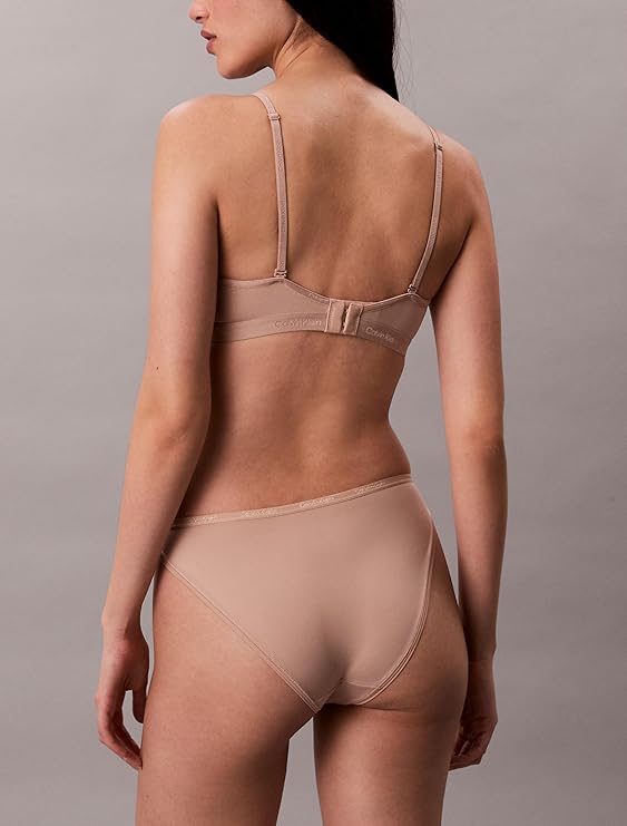 NWD CALVIN KLEIN Form to Body Lightly Lined Triangle Bralette CEDAR L