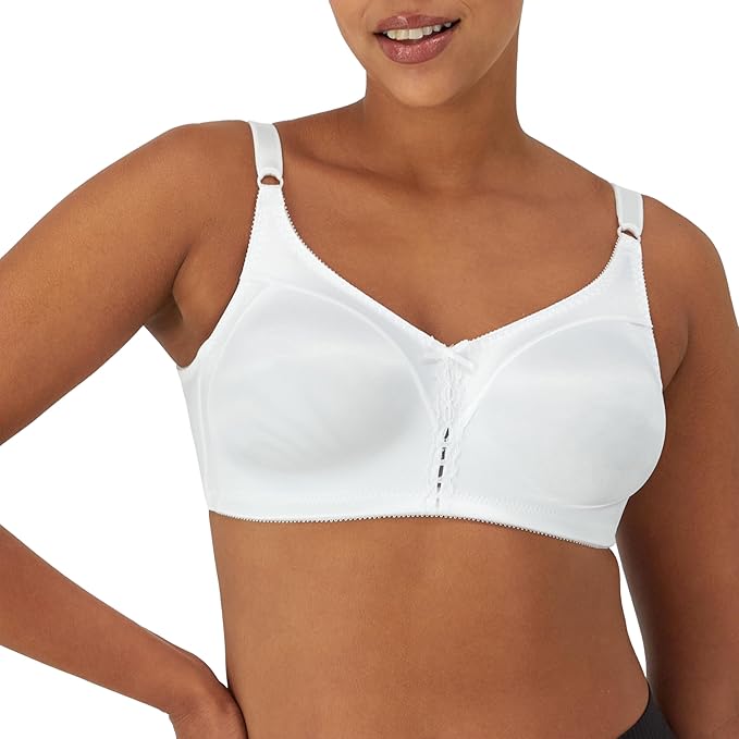 BALI Double Support Wireless Bra Full-coverage WHITE 38DD