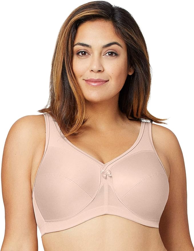 GLAMORISE MagicLift Active Support Bra Wirefree CAFE 40D