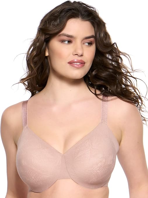 FELINA Jessamine Unlined Side Smoothing Minimizer Bra ROSE TAN 42G
