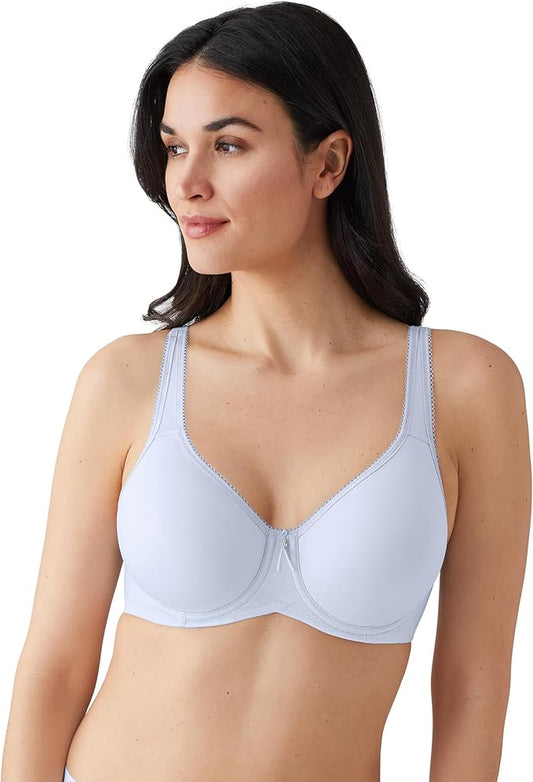 WACOAL Basic Beauty Lightly Padded Underwire Full Coverage T-Shirt Bra BLUE 40C