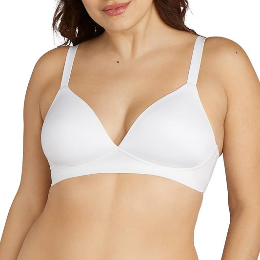 NWD BALI Comfort Revolution Wireless Bra Convertible T-Shirt Bra WHITE M